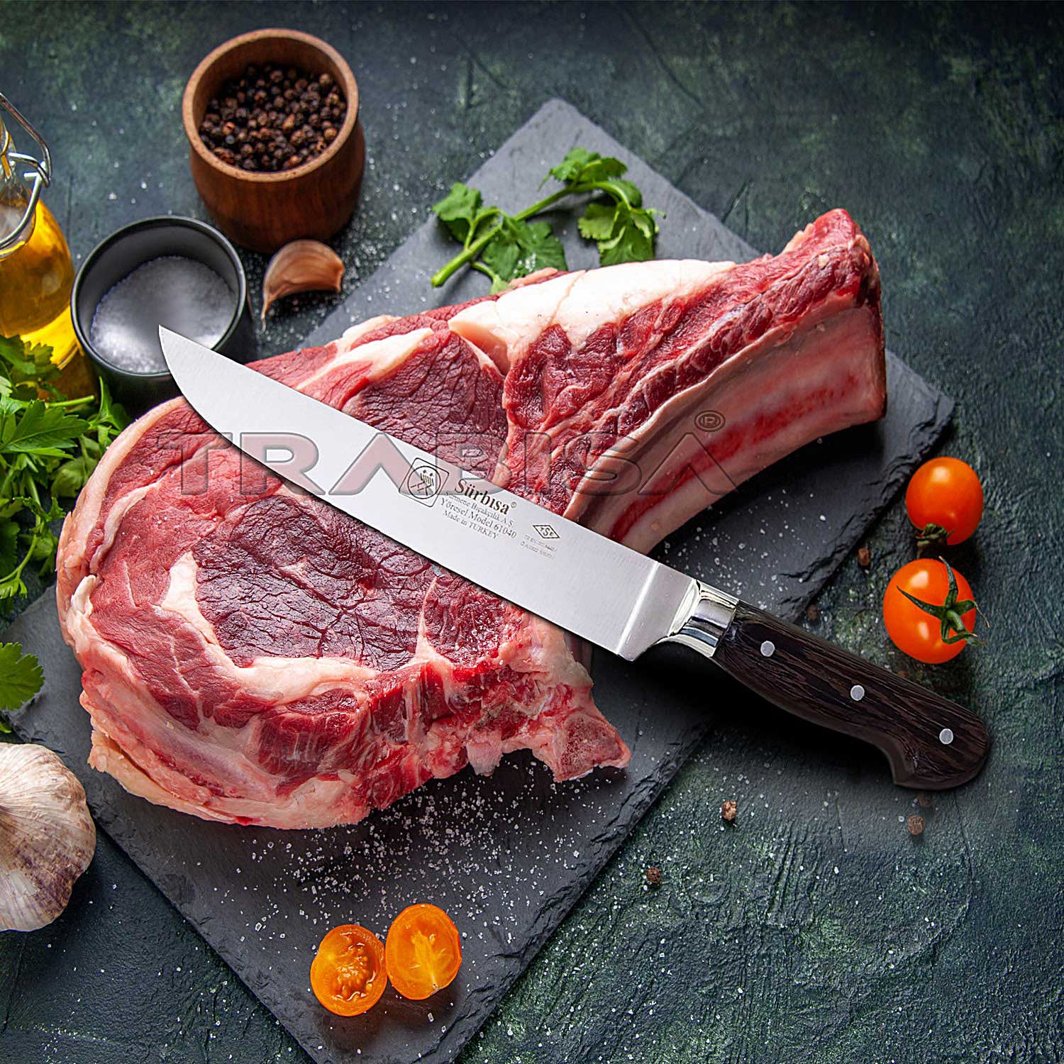 Sürmene Sürbısa 61040-YM Kasap Bıçağı