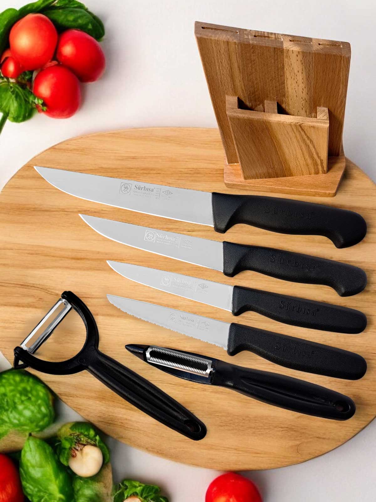 Sürmene Sürbısa 61601 Mutfak Bıçak Seti