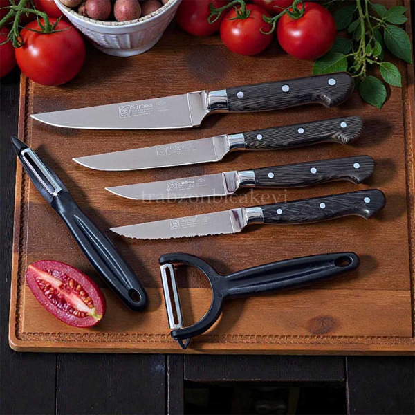 Sürmene Sürbısa 61602 Mutfak Bıçak Seti - Görsel 2
