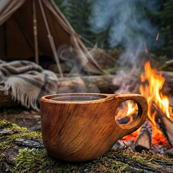 El Yapımı Kuksa Bardak