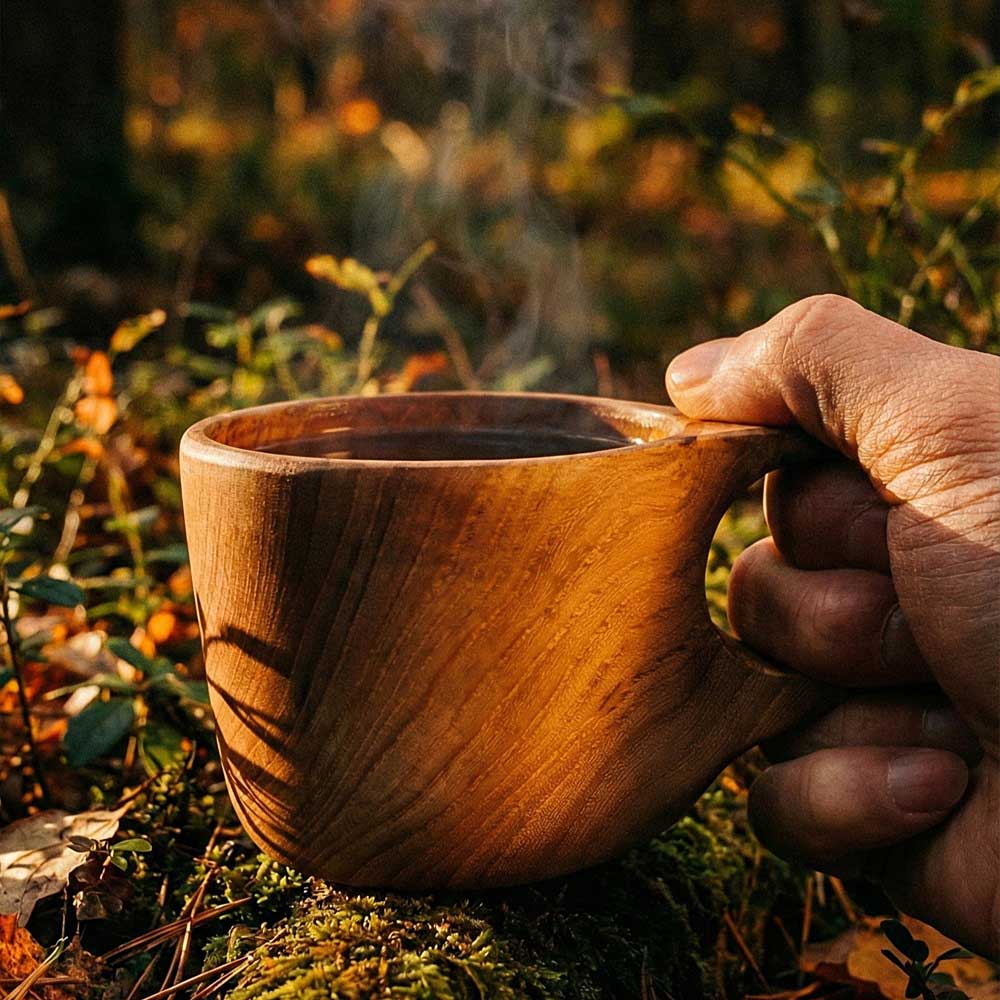 El Yapımı Kuksa Bardak