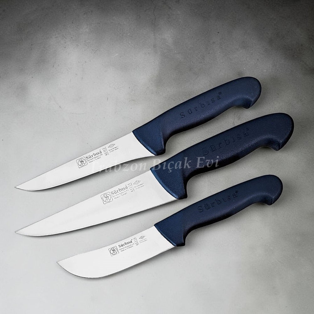 Sürmene Sürbısa 61121-3 Kasap Bıçak Seti