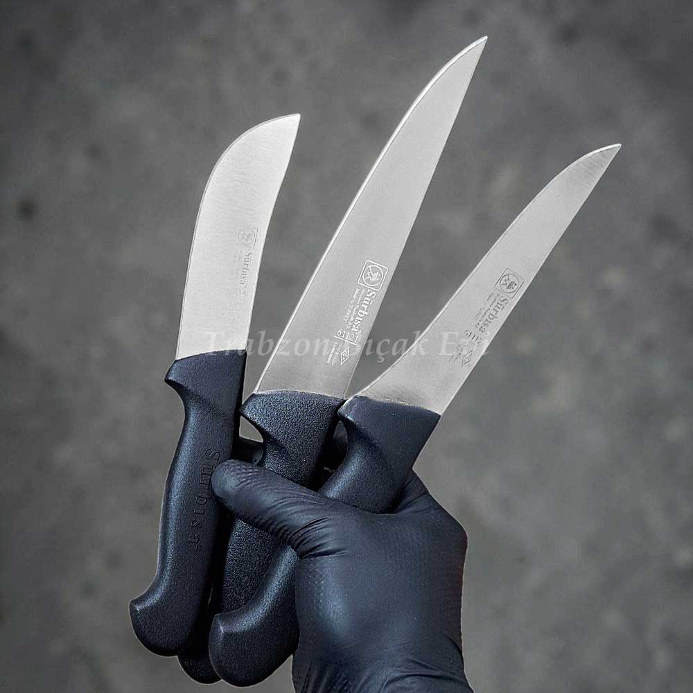 Sürmene Sürbısa 61121-3 Kasap Bıçak Seti