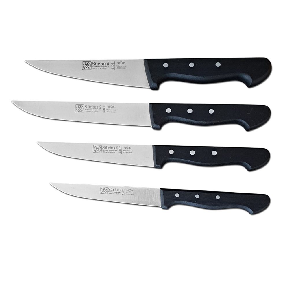 Sürmene Sürbısa 61502-4 Mutfak Bıçak Seti