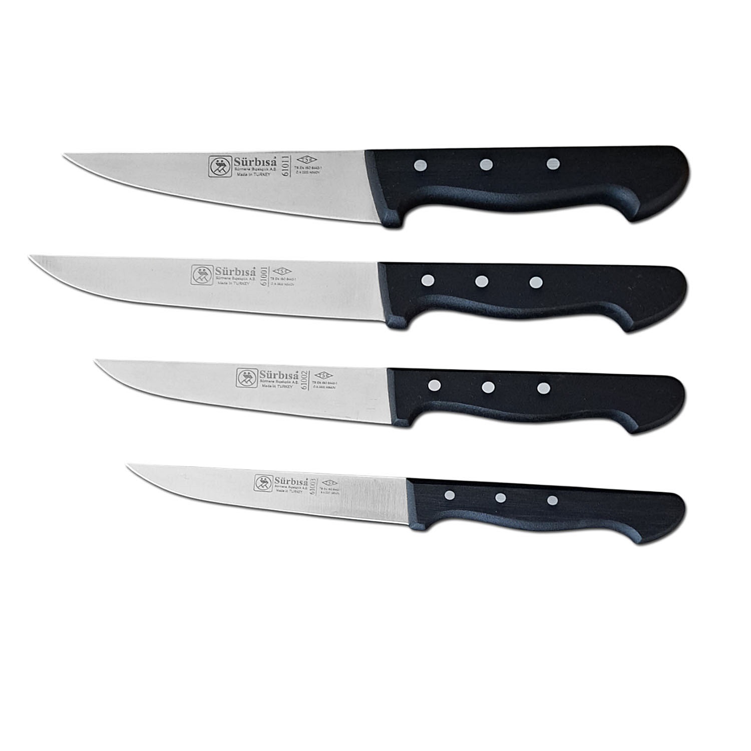 Sürmene Sürbısa 61502-4 Mutfak Bıçak Seti