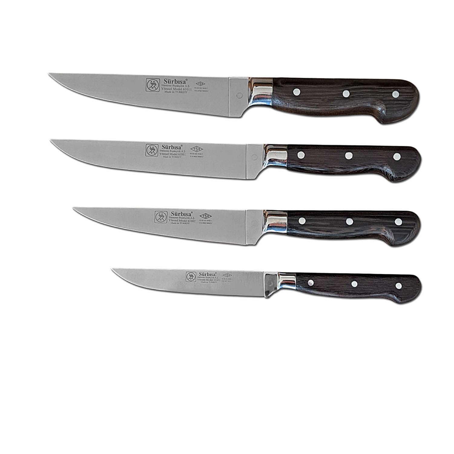 Sürmene Sürbısa 61502 YM-4 Mutfak Bıçak Seti