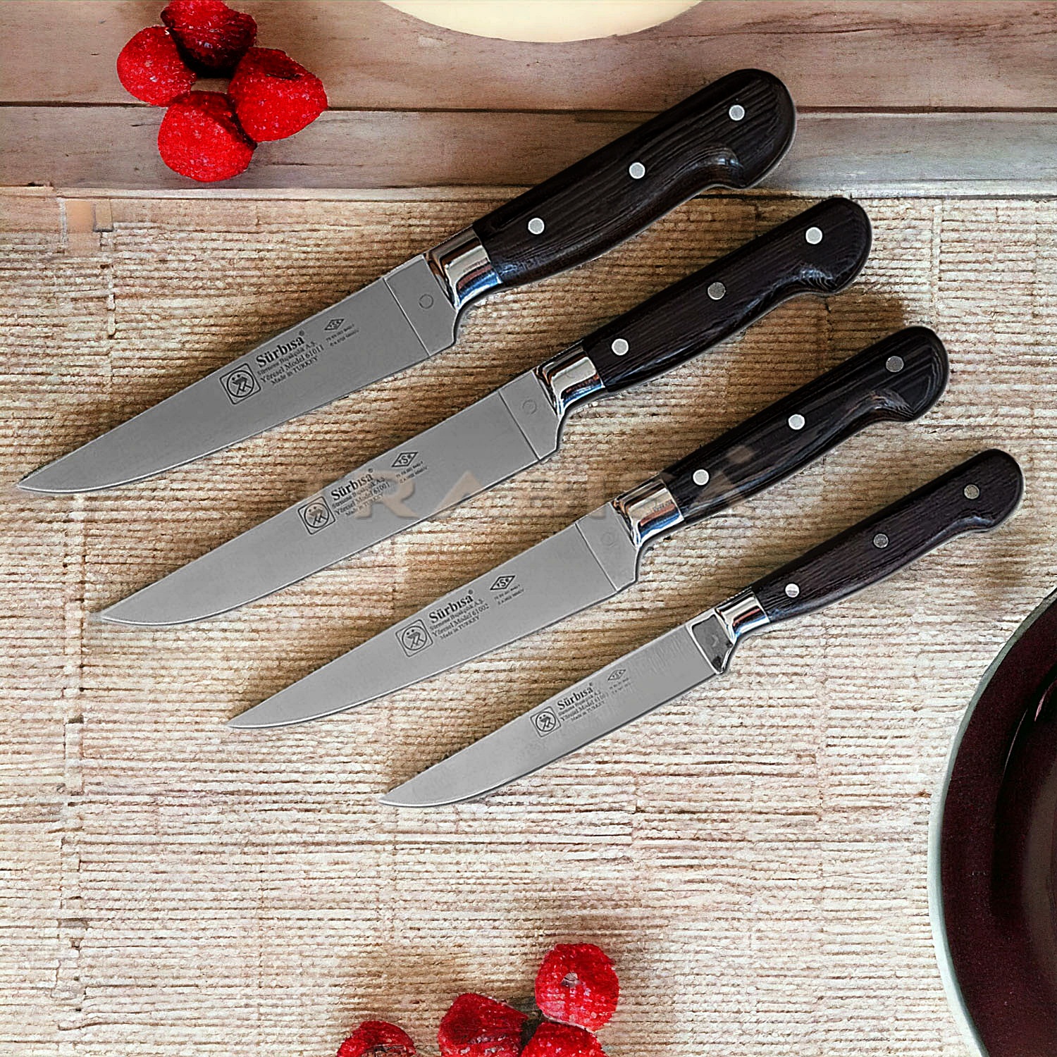 Sürmene Sürbısa 61502 YM-4 Mutfak Bıçak Seti