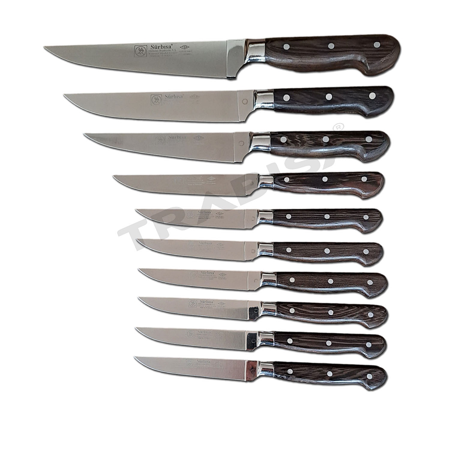 Sürmene Sürbısa 61504 YM Mutfak Bıçak Seti