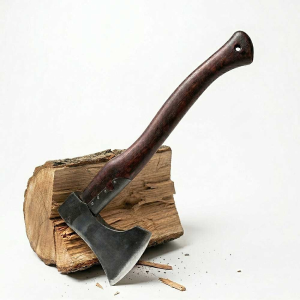 Yekpare Dövme Çelik Kamp Baltası