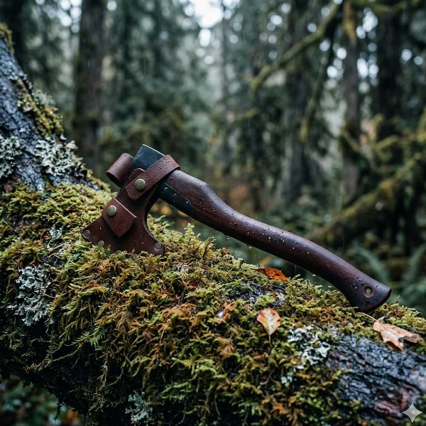 Yekpare Dövme Çelik Kamp Baltası